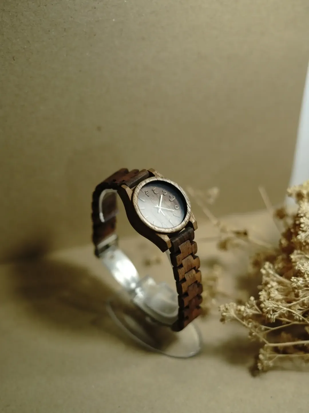 ساعت چوبی مچی زنونه و مردونه مدل دنور denver